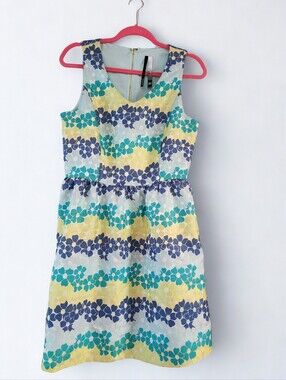 Kensie Floral Fit & Flare Dress Size Medium